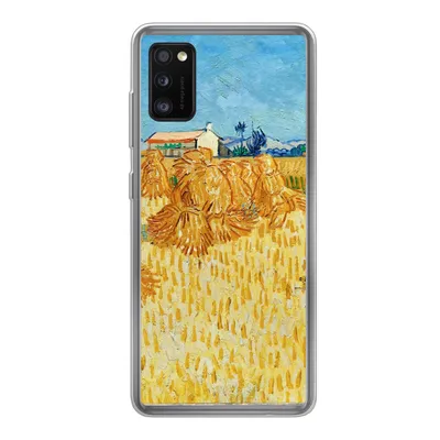 Produktbild von MuchoWow® Handyhülle Schutzhülle Hülle für Samsung Galaxy A41 Weinlese in der Provence - Vincent van Gogh Silikon Softcase Handy Hülle - Mobiltelefon