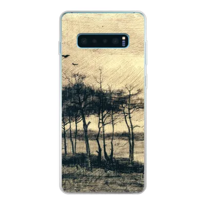 Produktbild von MuchoWow® Handyhülle Schutzhülle Hülle für Samsung Galaxy S10 Plus Kiefern im Sumpf - Vincent van Gogh Silikon Softcase Handy Hülle - Schutzhülle