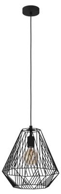 Productafbeelding van Zwarte draadlamp Stype Ø 33cm