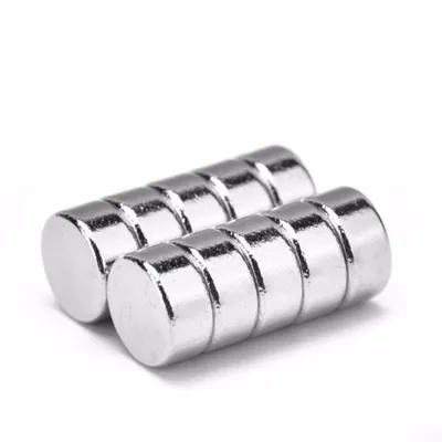 Image de Aimant en néodyme, forme disque, 6 x 3 mm - Lot de 50 pièces