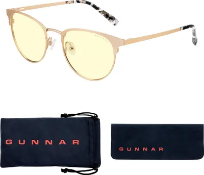 Produktbild von Gunnar Optiks Apex, Uni, Oval, Gaming, Gold, Bernstein, 5,1 cm