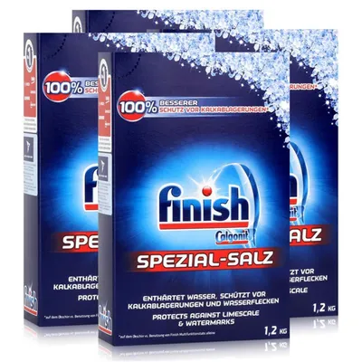 Produktbild von Finish Spezial-Salz Spülmaschinensalz 1,2kg | Regeneriersalz (4er Pack)