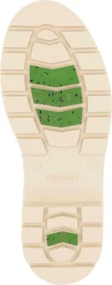 The sole of a shoe is shown against a white background.
