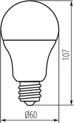Immagine prodotto di Lampadina LED A60 N E27 8W luce neutra 31203 Miledo