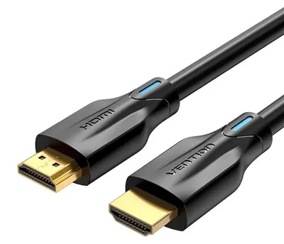 Produktbild von Vention AANBG, 1,5 m, HDMI Typ A (Standard), HDMI Typ A (Standard), 3D, 48 Gbit/s, Schwarz