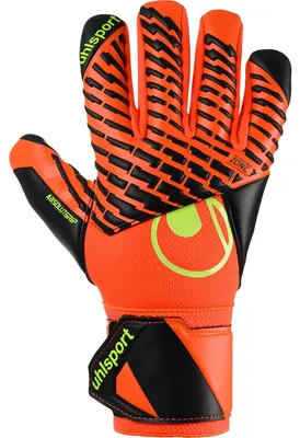 Produktbild von Uhlsport Fm Absolutgrip Hn Pro Junior Torwarthandschuhe Kinder - Neonrot / Weiß / Neongelb  | Größe: 5.5