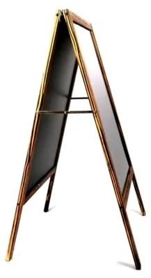 Produktbild von Kundenstopper, 53 x 95 cm Kreidetafel Aufsteller Magnetische Standtafel Werbetafel für Aussen