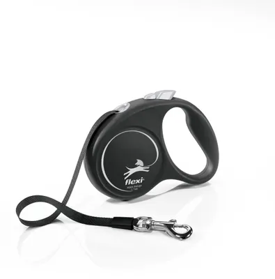 Produktbild von Flexi Black Design - Hundeleine - Gurt - Schwarz - S - 5M