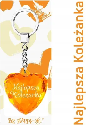 Zdjęcie produktu dla Brelok serce Najlepsza Koleżanka
