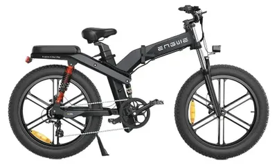 Immagine prodotto di ENGWE X26 - Bicicletta elettrica pieghevole - 26 pollici - Motore 1200W - Autonomia 100 km - 7 marce - Freni a disco idraulici - Batteria 921Wh - Doppia sospensione - Nero
