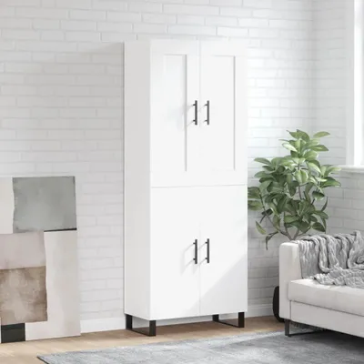 Produktbild von vidaXL Highboard Weiß 69,5x34x180 cm Holzwerkstoff