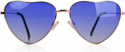 Produktbild von Herzbrille blau