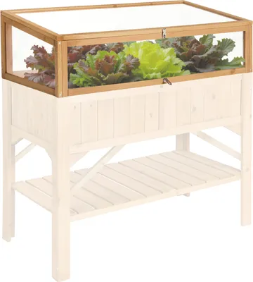Produktbild von tectake® Frühbeet-Aufsatz aus Holz 115 x 53 x 34 cm