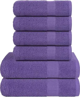 Obrázok produktu pre 6-dielna sada uterákov FROGN Purple 360 g/m²
