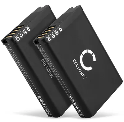 Produktbild von CELLONIC 2x Akku für Navigation Kompatibel mit Garmin Alpha 100, Montana 600, Alpha 200, 010-11599-00 - (2200mAh, 3.7V)