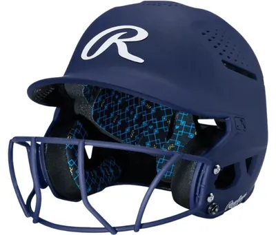 Produktbild von Rawlings RX2SBMATS Softball-Helm, umgekehrt, für Erwachsene, Farbe: Marineblau