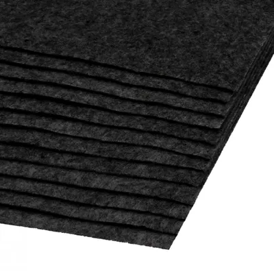 Produktbild von Bastelfilz 1 Bogen 20x30cm, 1,5-2mm stark, 300g/m² feste Qualität, 20 Farben, Farbe:grau meliert