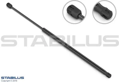 Produktbild von STABILUS Gasfeder Heckscheibe 751217 beidseitig für BMW 5 Touring (F11) 296mm