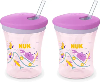 Produktbild von NUK Action Cup für Zwillinge (lila)