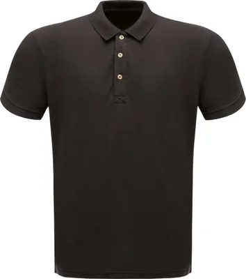 Productafbeelding van Regatta Professioneel 65/35 heren klassiek poloshirt RG1922 (XXXL) (zwart)