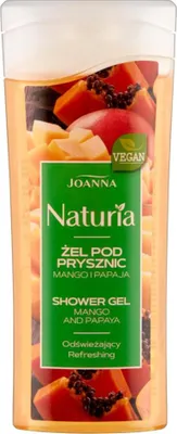 Image de Joanna, Naturia, Gel douche à la mangue et à la papaye, 100 ml