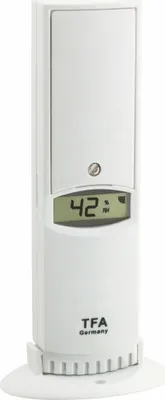 Zdjęcie produktu dla TFA - Profesjonalny nadajnik termo-higro WEATHERHUB 30.3312.02 - biały