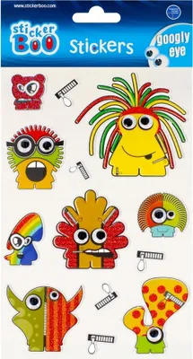 Produktbild von Aufkleber Monster Moving Eyes Aufkleber Boo