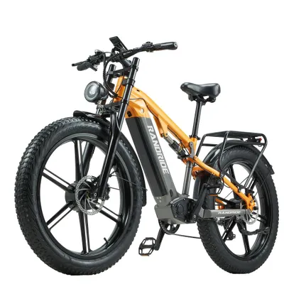 Produktbild von YX80M-2 Gelände-Elektrofahrrad mit Doppelmotor, 48V 20Ah, breite Geländereifen, hydraulische Scheibenbremsen, Traglast bis 200 kg