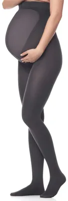 Image de Collants de grossesse pour femmes Antie 100 DEN M5110 (graphite, taille S).
