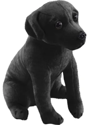 Produktbild von Rettungshund mit Sound BLACK LABRADOR - Toy Plus Wild Republic 14 cm