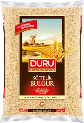 Produktbild von Duru KÖFTELIK Bulgur Kisirlik (Mittelfein) 1000g