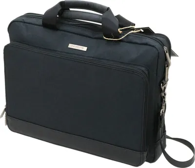 Produktbild von Arbeits Aktentasche 41x30x11 cm Flugumhänger Laptop-Fach Schwarz Bowatex