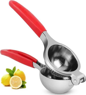 Obrázek produktu pro Ruční lis na citrony, měkká rukojeť, červený, 223 cm