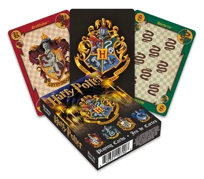 Productafbeelding van Harry Potter speelkaarten: Wapenbadges