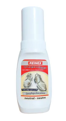 Produktbild von SCHUHGLANZ PFLEGE 50ml mit Schwamm flüssig Neutral für Glattleder Schuhcreme Schuhpflege Lederpflege Schuh Schuhputz 22