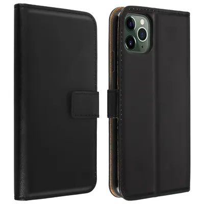 Immagine prodotto di Avizar, custodia in ecopelle con funzione stand per Apple iPhone 11 Pro, colore nero
