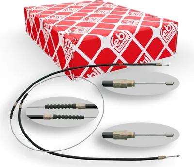 Produktbild von FEBI BILSTEIN Handbremsseil Seilzug Feststellbremse für FIAT DUCATO Pritsche/Fahrgestell (230) Hinten Links Hinten Rechts 17903