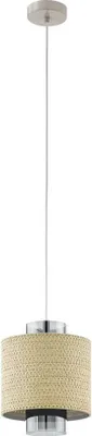 Produktbild von Eglo 43393 MEDIOUNA E27 Hängeleuchte Ø230mm Beige Goldfarben Braun