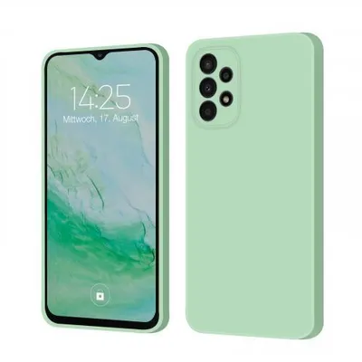 Produktbild von Liquid Silikon Hülle für Samsung Galaxy A23 5G - Farbe: Türkis - Modellkompatibilität: Für Samsung Galaxy A23 5G
