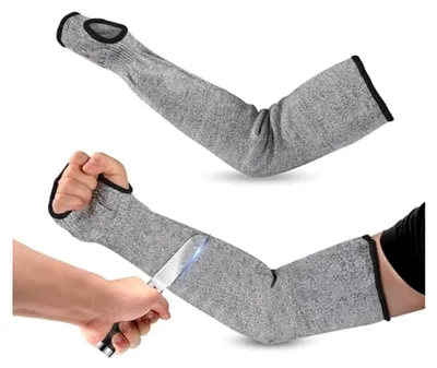 Produktbild von Armschutzhülsen 45 cm, Anti-Abrieb und Anti-Kratzer lange Handschuhe für Gartenarbeit