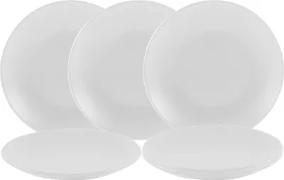 Produktbild von 1.06 Teller klein in weiß matt - 6er Set / Ø 21 cm - Dessert oder Beilagen Teller (6er / 21 cm)
