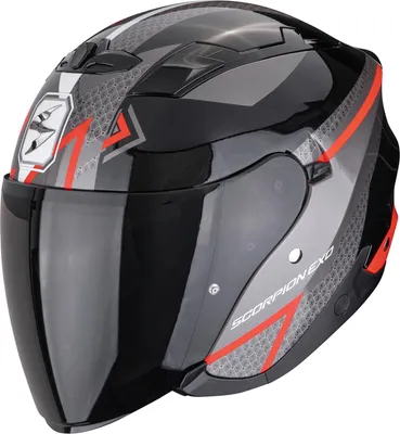 Immagine prodotto di Casco jet Scorpion EXO-230 Loop, nero/grigio/rosso, XS (54/55)