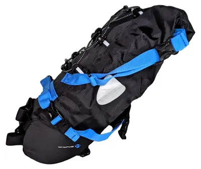 Produktbild von M-Wave Rough Ride Saddle M, Sattel, Fahrradtasche, Schwarz, 6 l, 110 mm, 460 mm