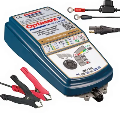 Produktbild von OPTIMATE Autobatterie Ladegerät Batterieladegerät für KFZ LKW Motorrad TM260v3