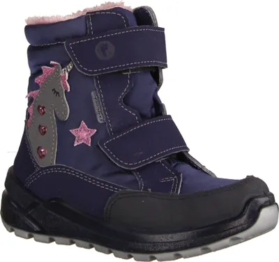 Produktbild von Ricosta Annika 9000902170 Mädchenstiefel, HT/Textil, Nautic, NEU, wasserdicht - Kinderschuhe Gefütterte Kinderstiefel Gr. 18 - 42, Blau