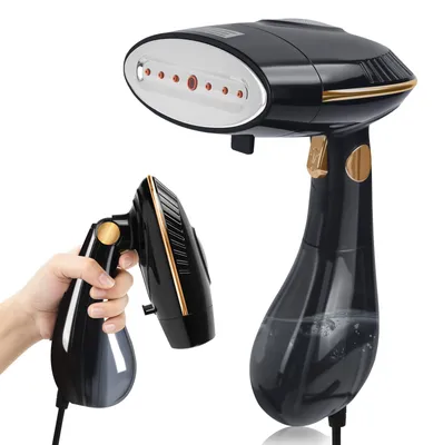 Dampfbügeleisen 1500 W, klappbar, 25 g/min Dampf, mit Handschuh