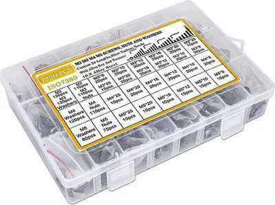 Produktbild von INF 1255 Stk. Innensechskantschrauben Muttern Set - 10.9 Stahl