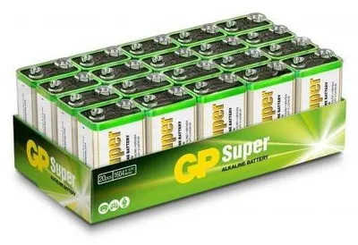 Produktbild von GP Super Alkaline battery 6LF22 / 9V 20-pack (151380)