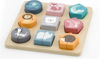 Produktbild von Polar B Vormenpuzzel - wilde dieren