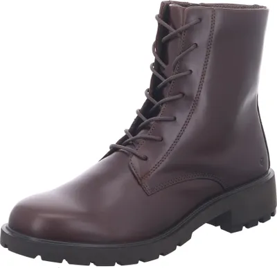 A single brown ECCO Metropole Vienna women's ankle boot is shown against a white background.